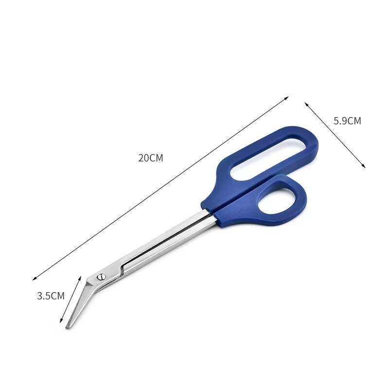 2-PCS Easy grip Long Handled Toenail Scissors Clippers Nippers