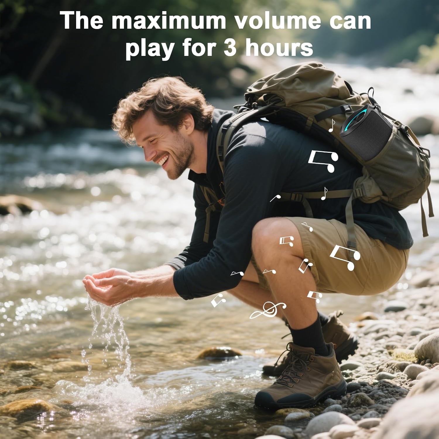 Speaker, Portable Wireless Speaker Waterproof IPX5 Bluetooth 5.3 Speaker
