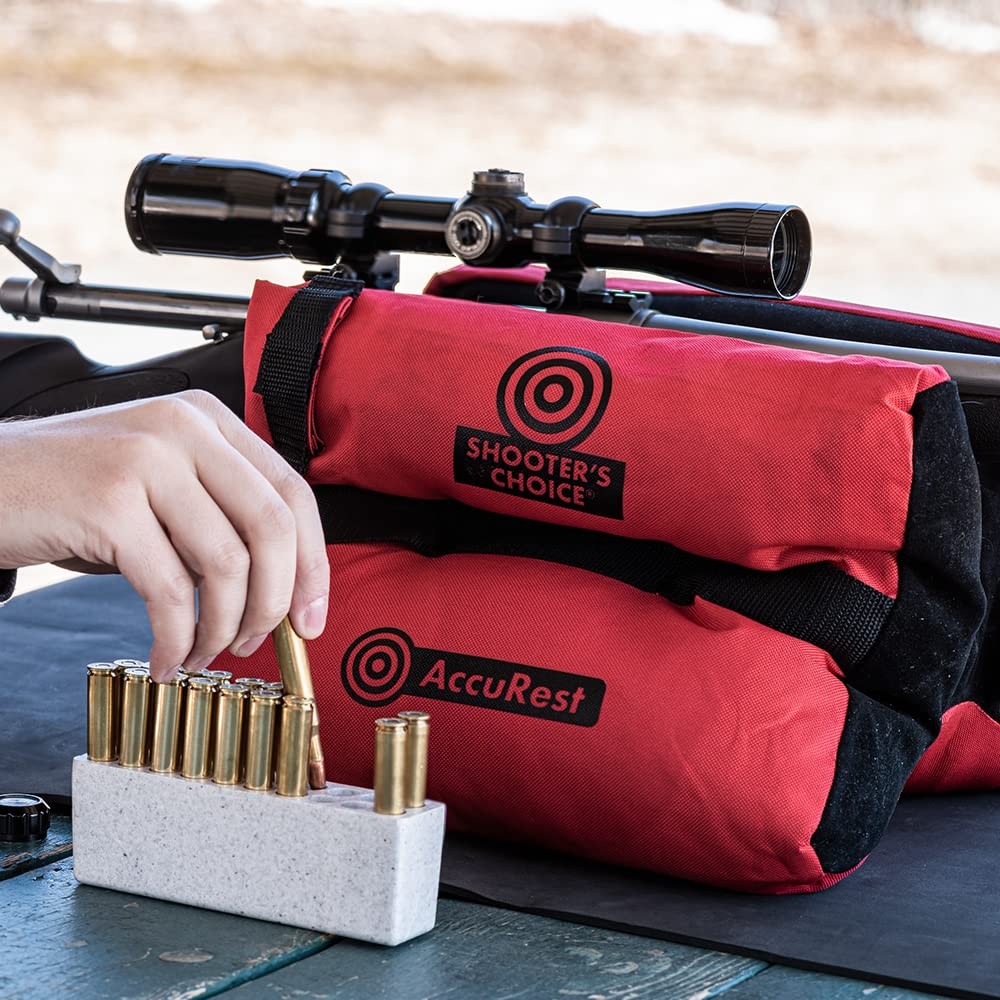 's Choice AccuRest Shooting Bag (Empty), Red