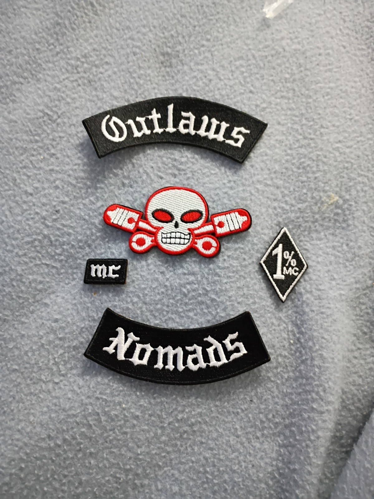 Outlaw  Nomads Front Patch Set