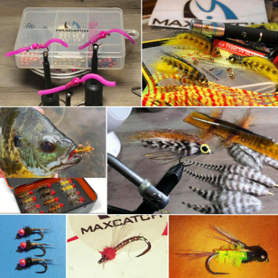 Maxcatch 100pcs 10# - 18# Fish-Friendly Barbless Fly Tying Hooks Dry&Wet&Nymph