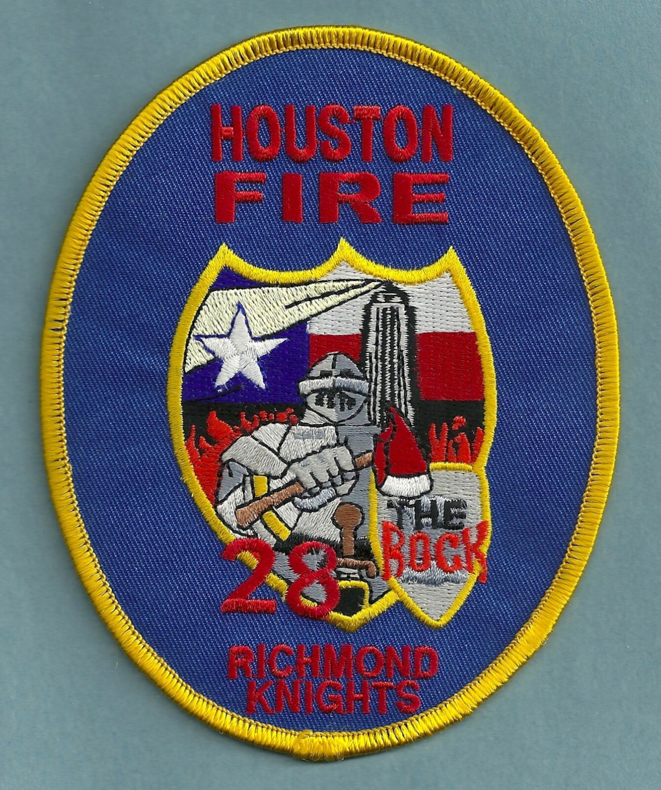 HOUSTON TEXAS FIRE STATION 28 COMPANY PATCH THE ROCK