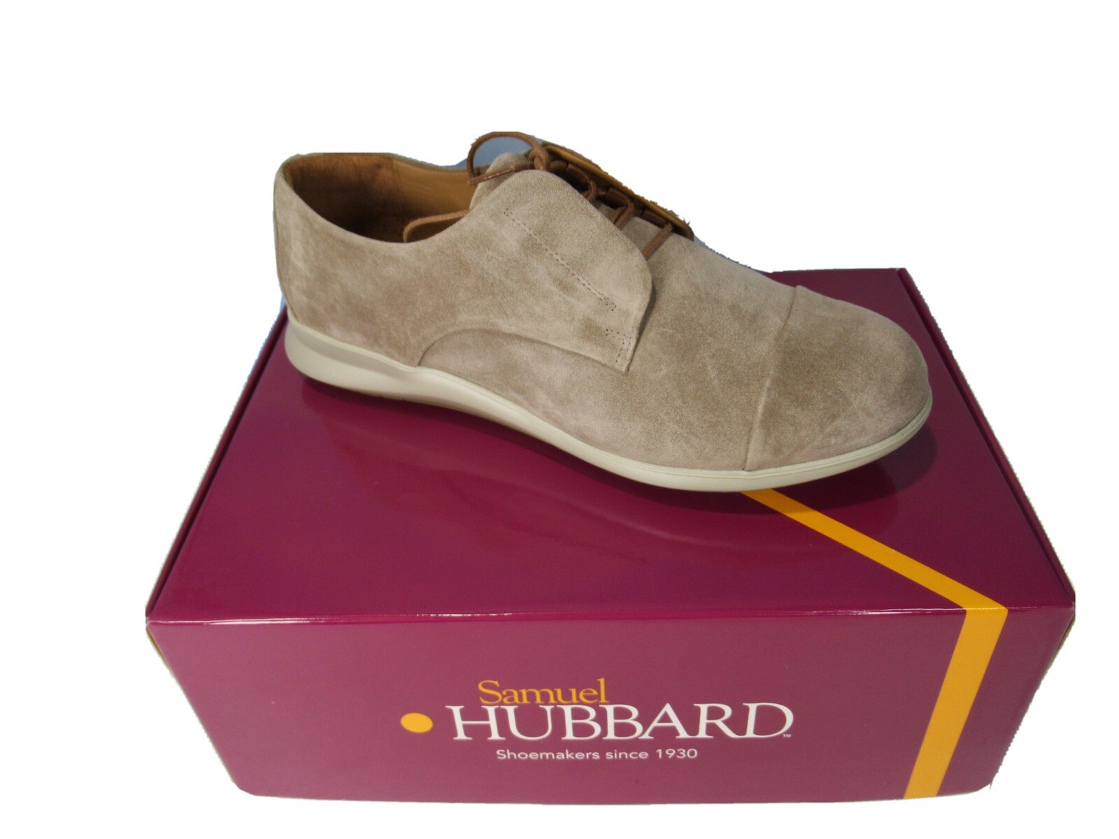 Samuel Hubbard Womens Freedom Now Taupe Suede Size 9 M New