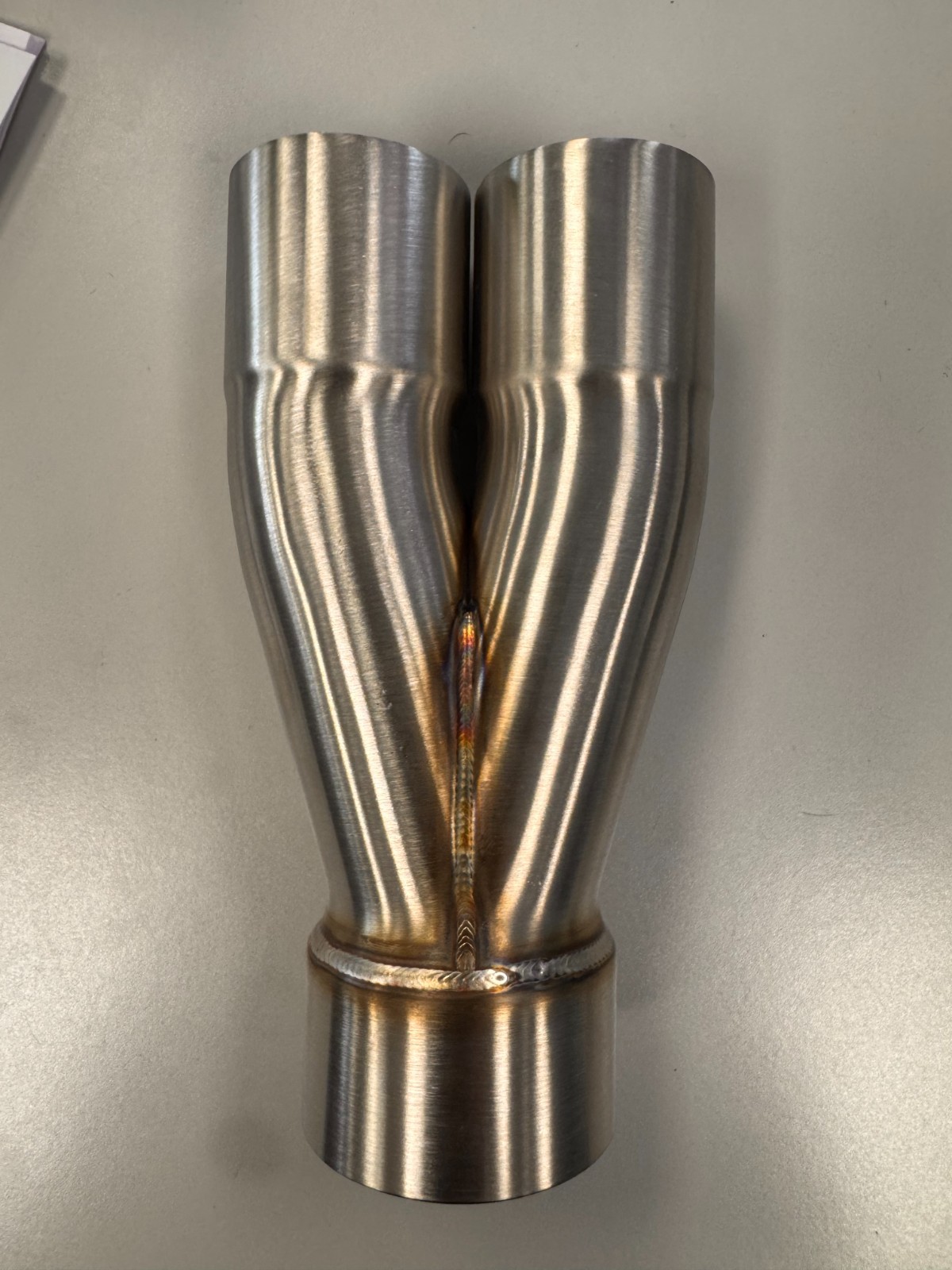 Stainless Steel 2-Into-1 Merge Collector – Dual 1.75" Inlets to 2" Outlet Exhaus