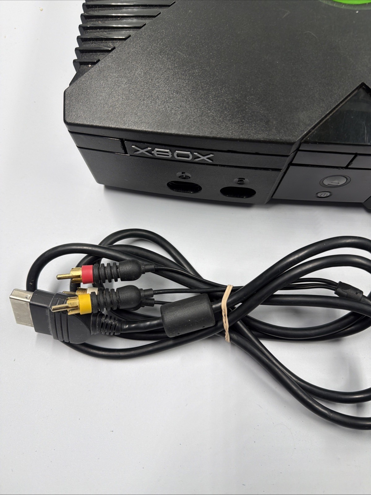 Microsoft Original Xbox - Black Console Complet Cable And One Controller