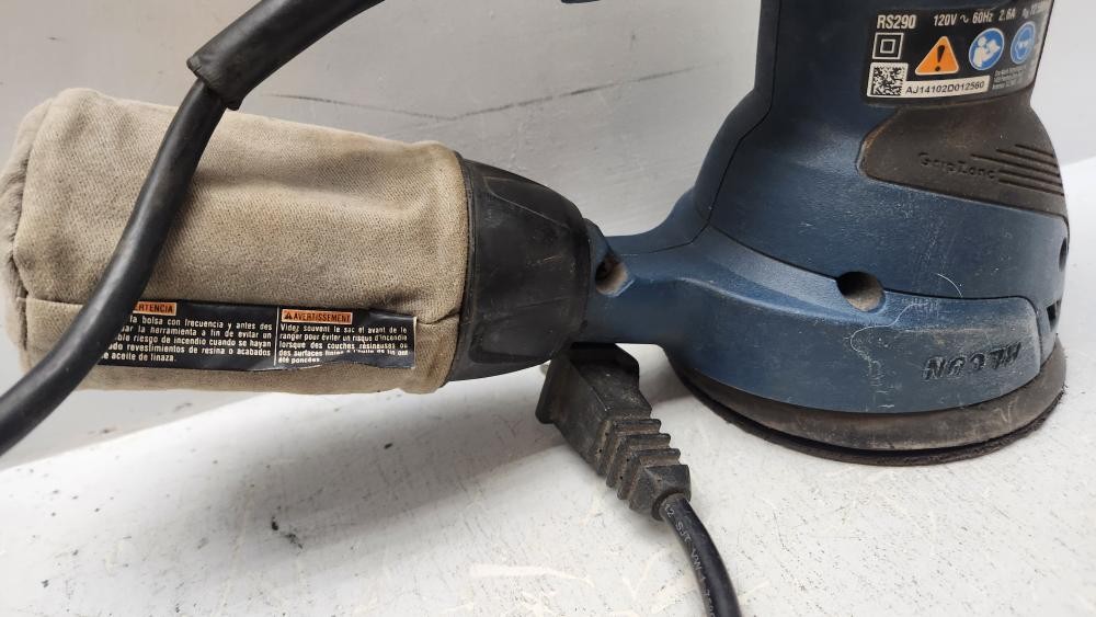 RYOBI TOOLS RS290 120V Corded 5" Random Orbit Sander (Tool Only)