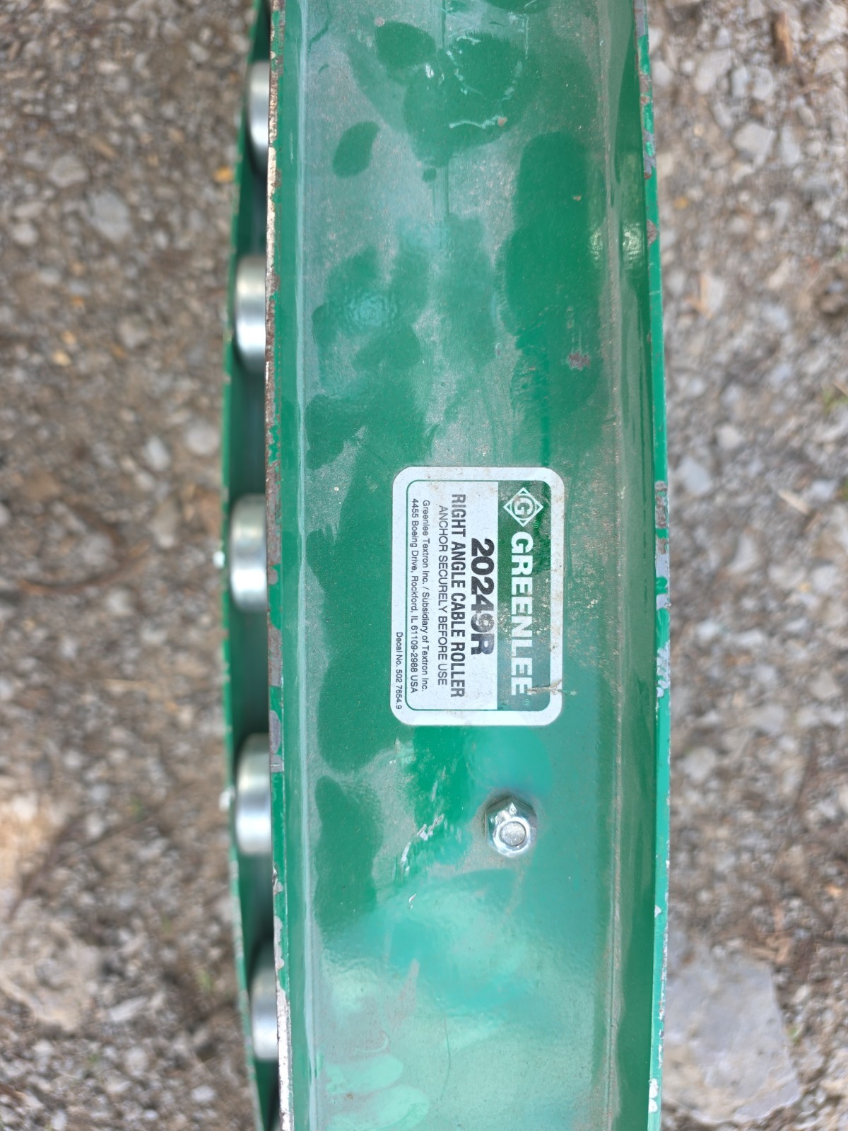 Greenlee 20249-R Right Angle Roller