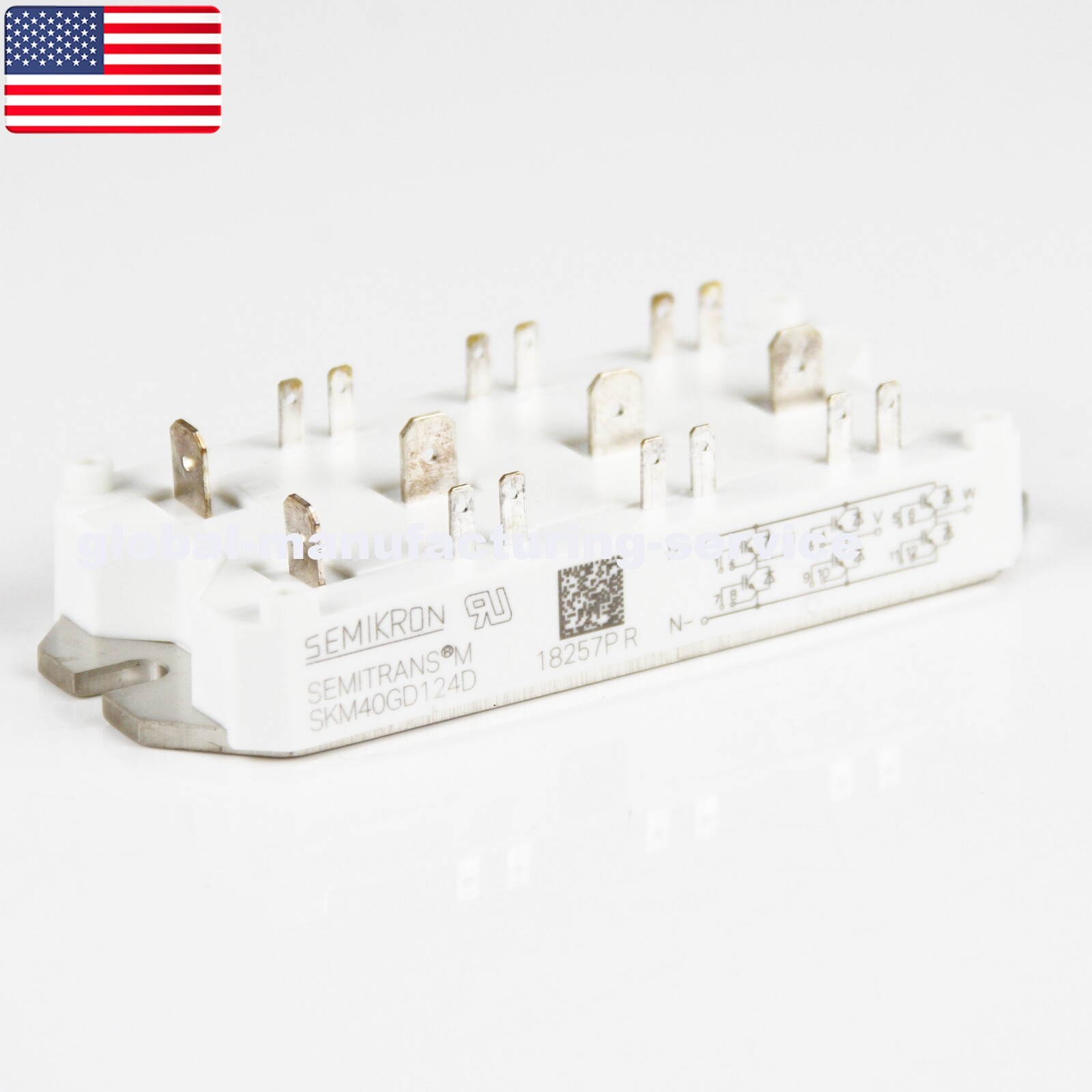 New In Box SKM40GD124D IGBT SEMIKRON MODULE - US Stock