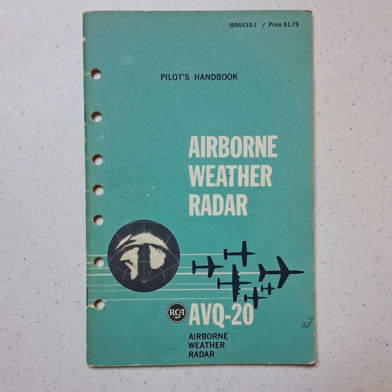 RCA AVQ-20 Airborne Weather Radar Airborne Weather Radar Pilots Handbook-Origin.