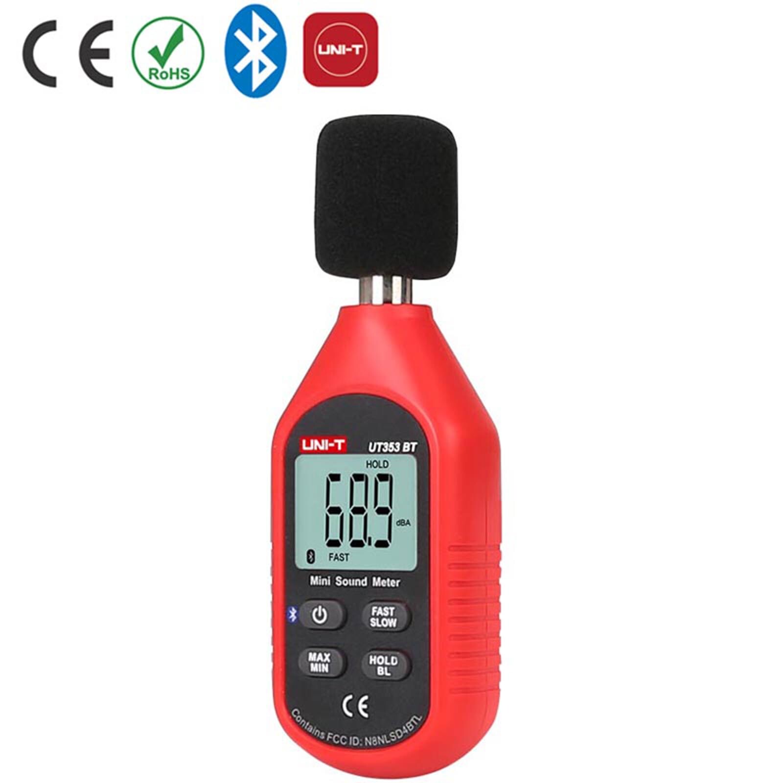 UNI-T UT353-BT Mini Sound Level Meter Adjustable Sampling RateLCD Backlight