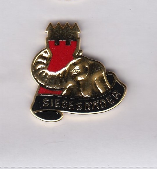 US Army 53rd Transportation Battalion crest DUI badge clutchback c/b G-23