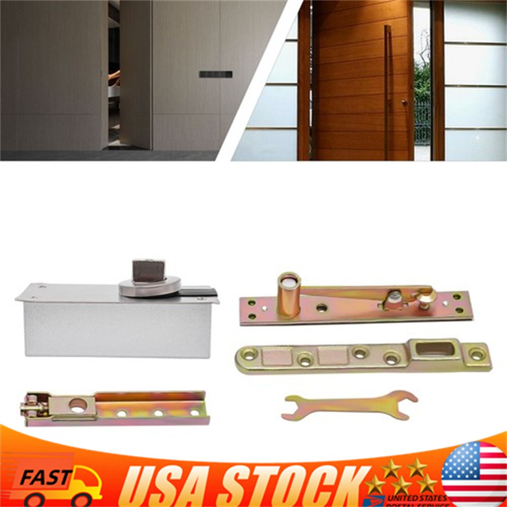 Heavy Duty Door Pivot Hinge,360° Rotary Install Up&Down Hinge Bearing