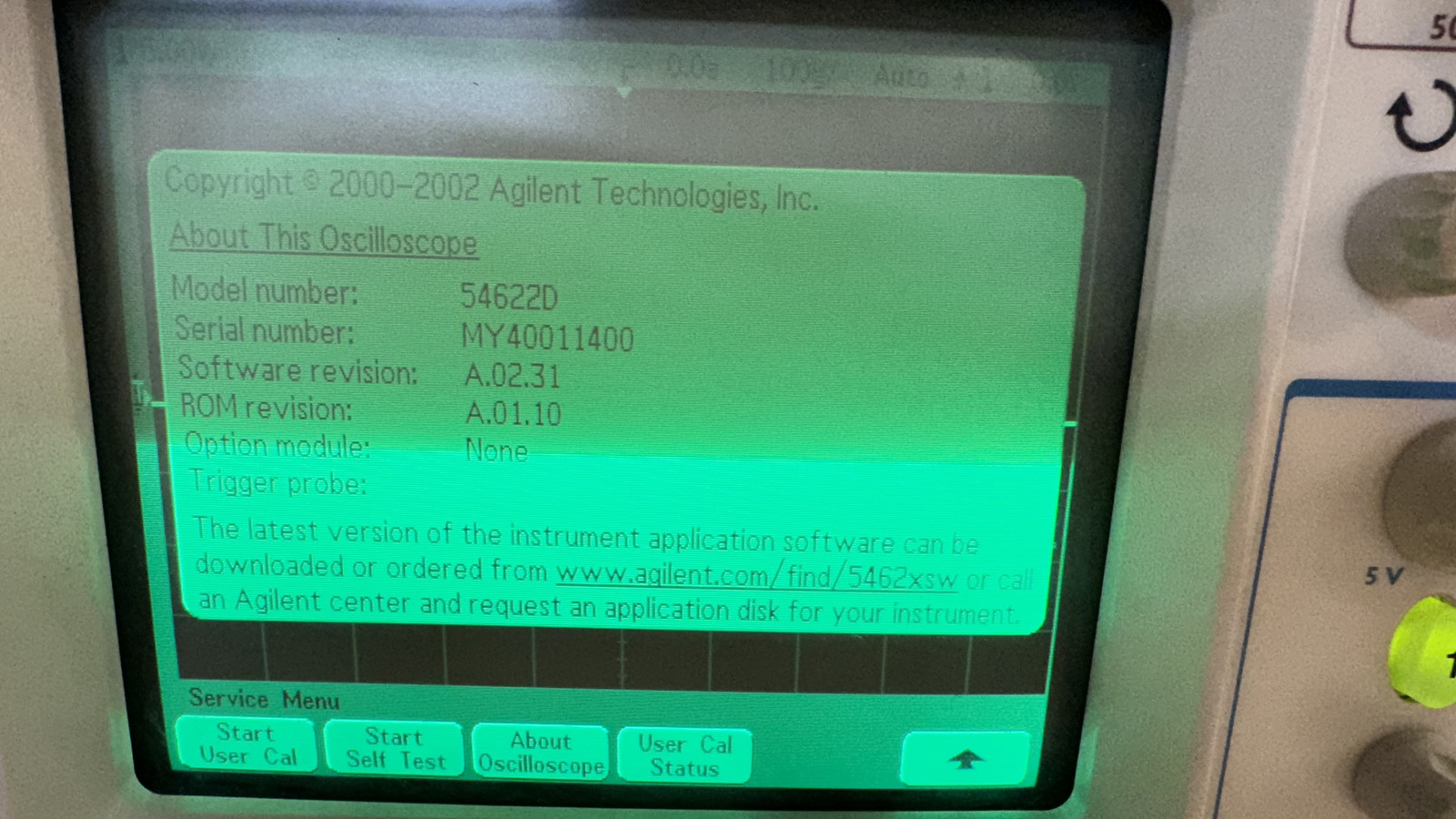 Agilent 54622D 100 MHz Mixed-Signal Oscilloscope W/ Accessories - Tested