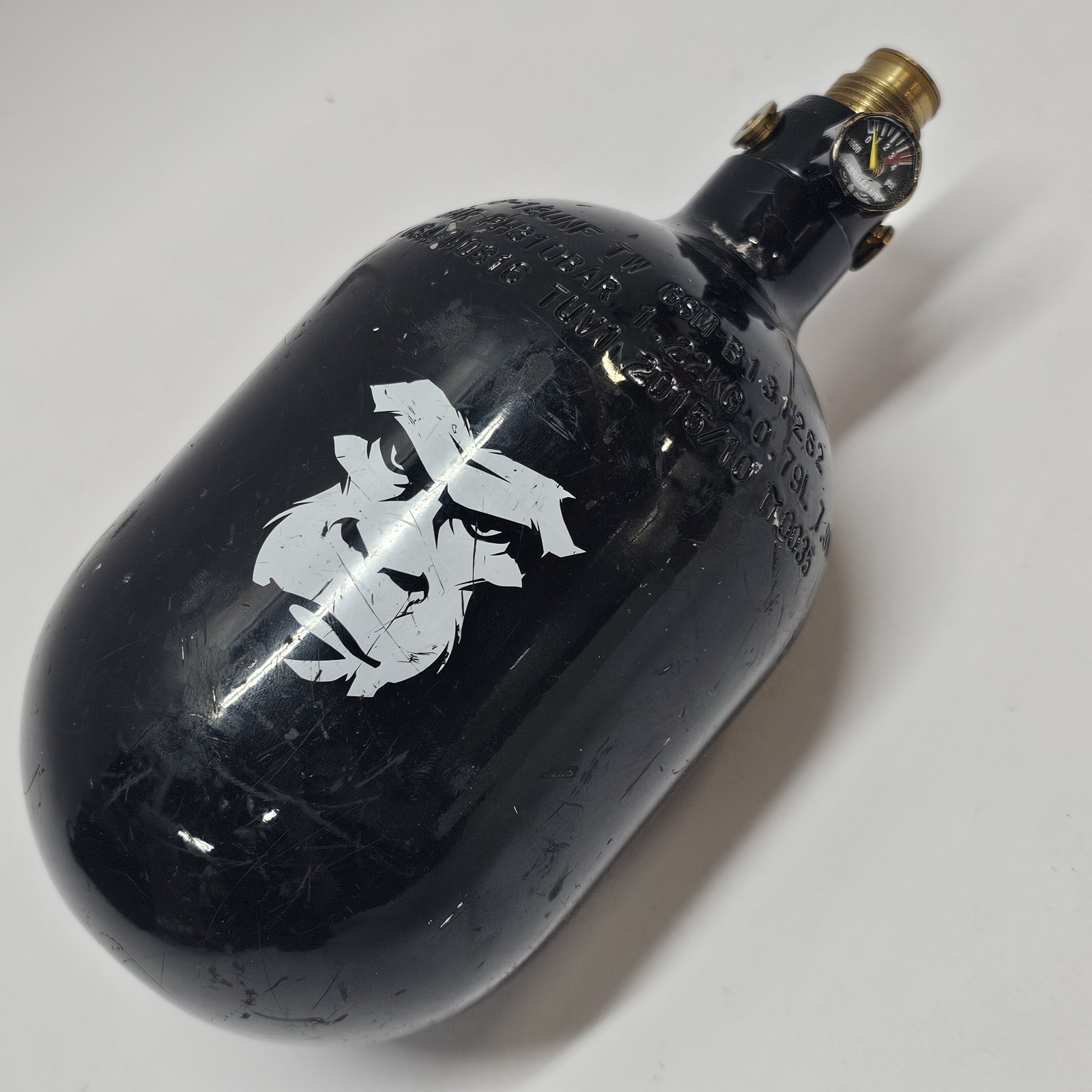 Guerrilla Air Paintball Tank .79L 48ci 3000PSI USED UNTESTED AS IS