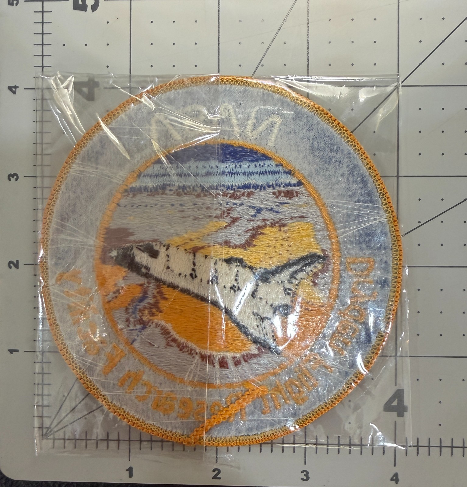 NASA Dryden Flight Research Facility - "Shuttle over the desert" patch - 4"