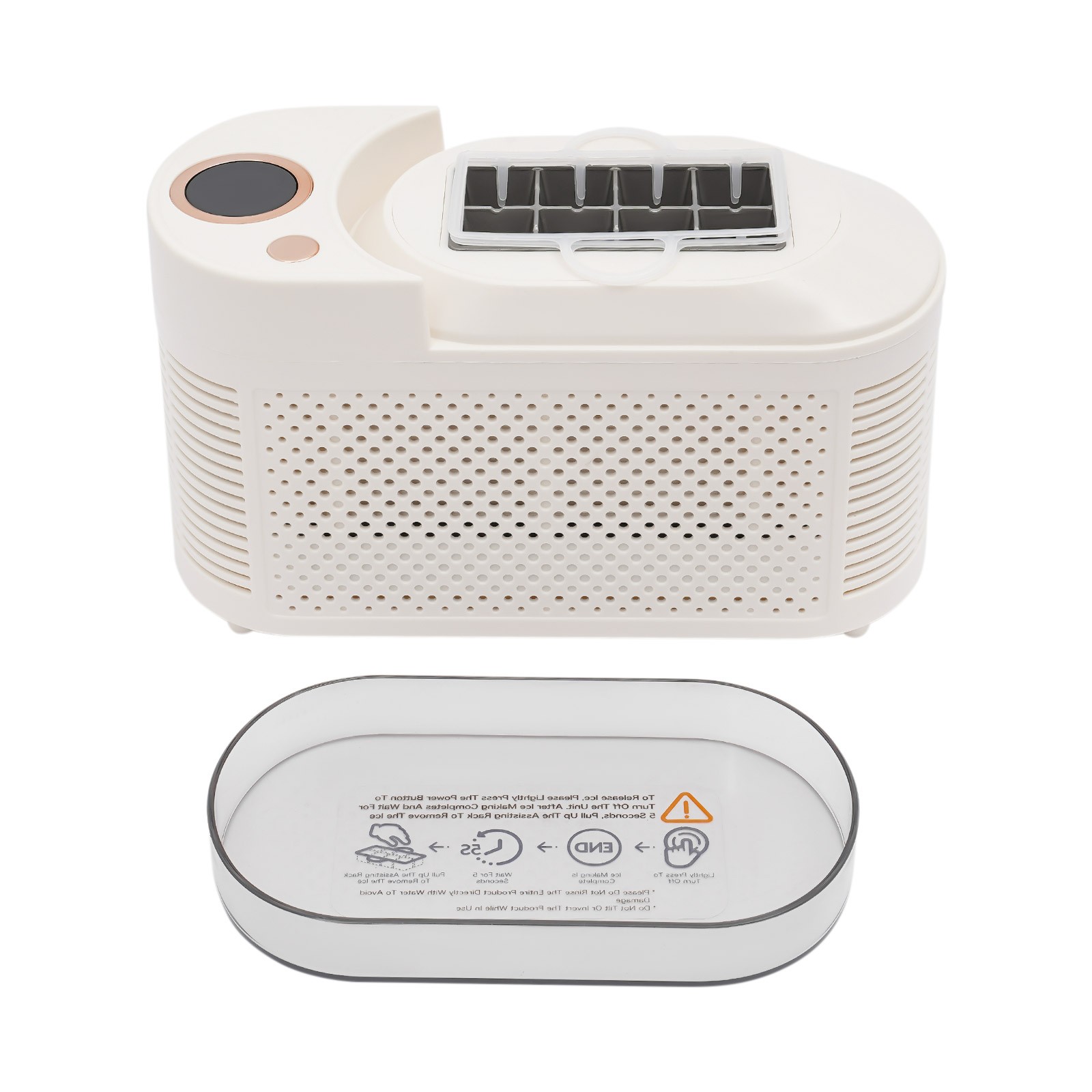 Mini Ice Maker Mini Countertop Ice Maker Compact Ice Machine for Home/Car/Travel