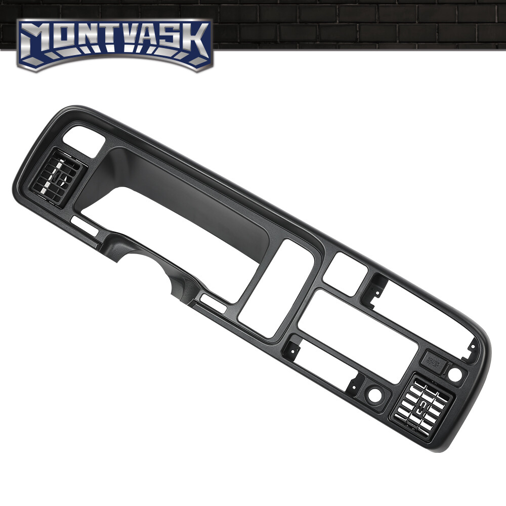 Fit For 1994-1997 Dodge Ram Dash Bezel Radio Trim Panel Surround Black Dashboard