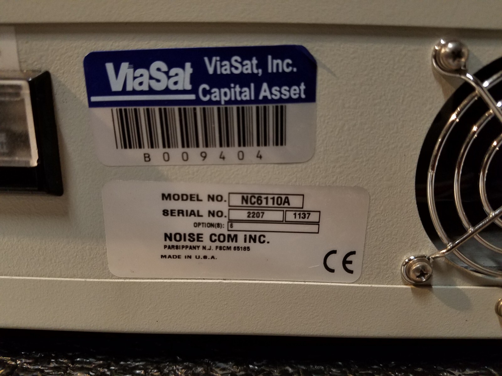 NoiseCom NC6110A Noise Generator *Power Tested*