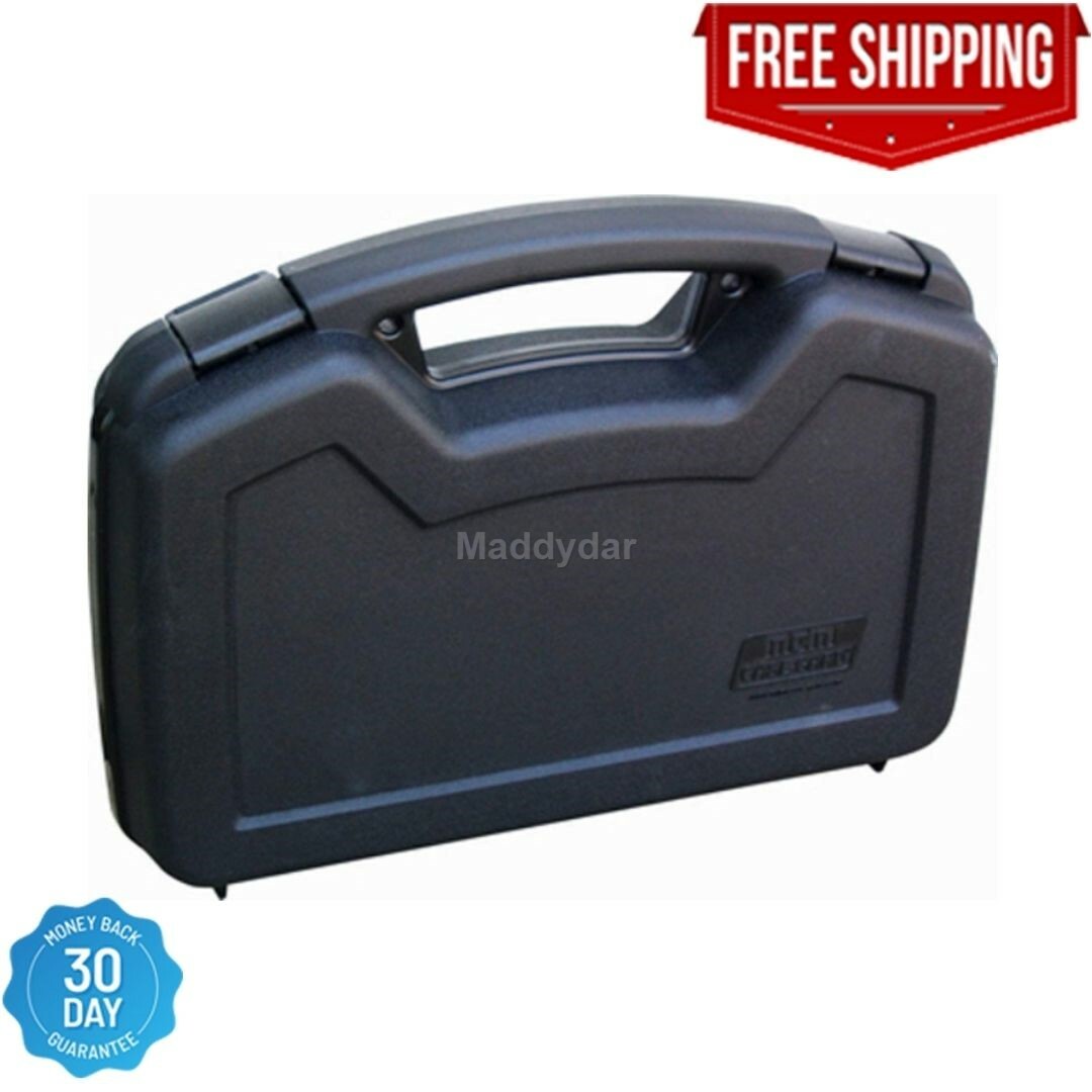Handgun Gun Pistol Revolver Hard Case Bag Box Storage Lockable Foam Insert Carry