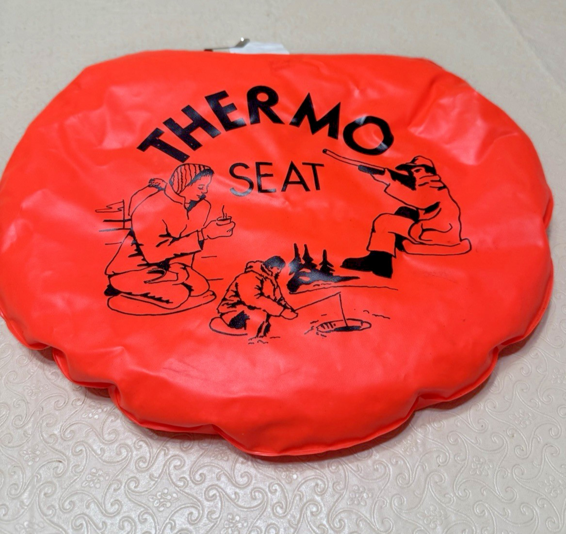 Thermo Seat Orange and Camo For Hunting Camping Fishing Sports Bleacher(25)