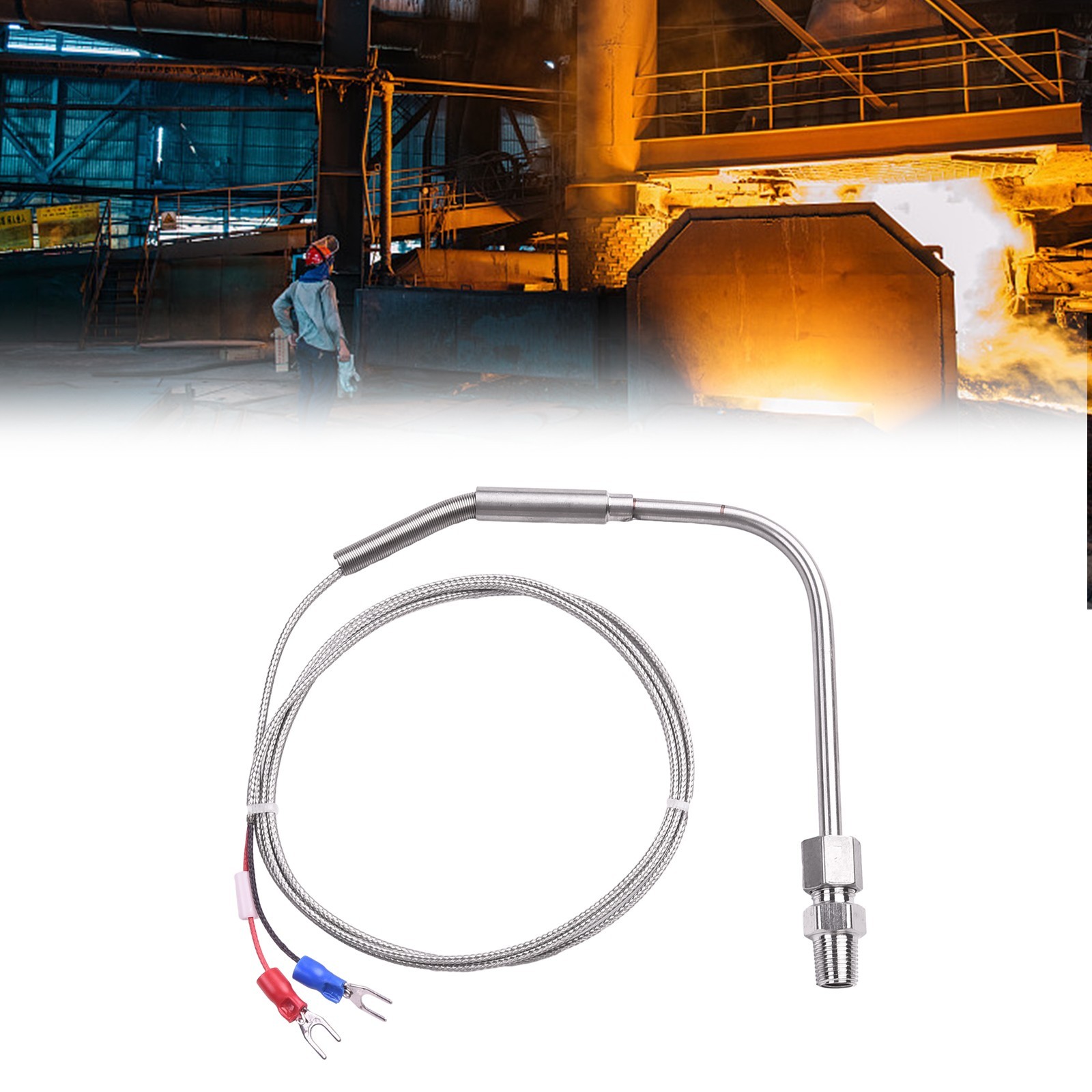 Useful K Type Thermocouple EGT -100-1250??C New Stainless Steel Temp Probe