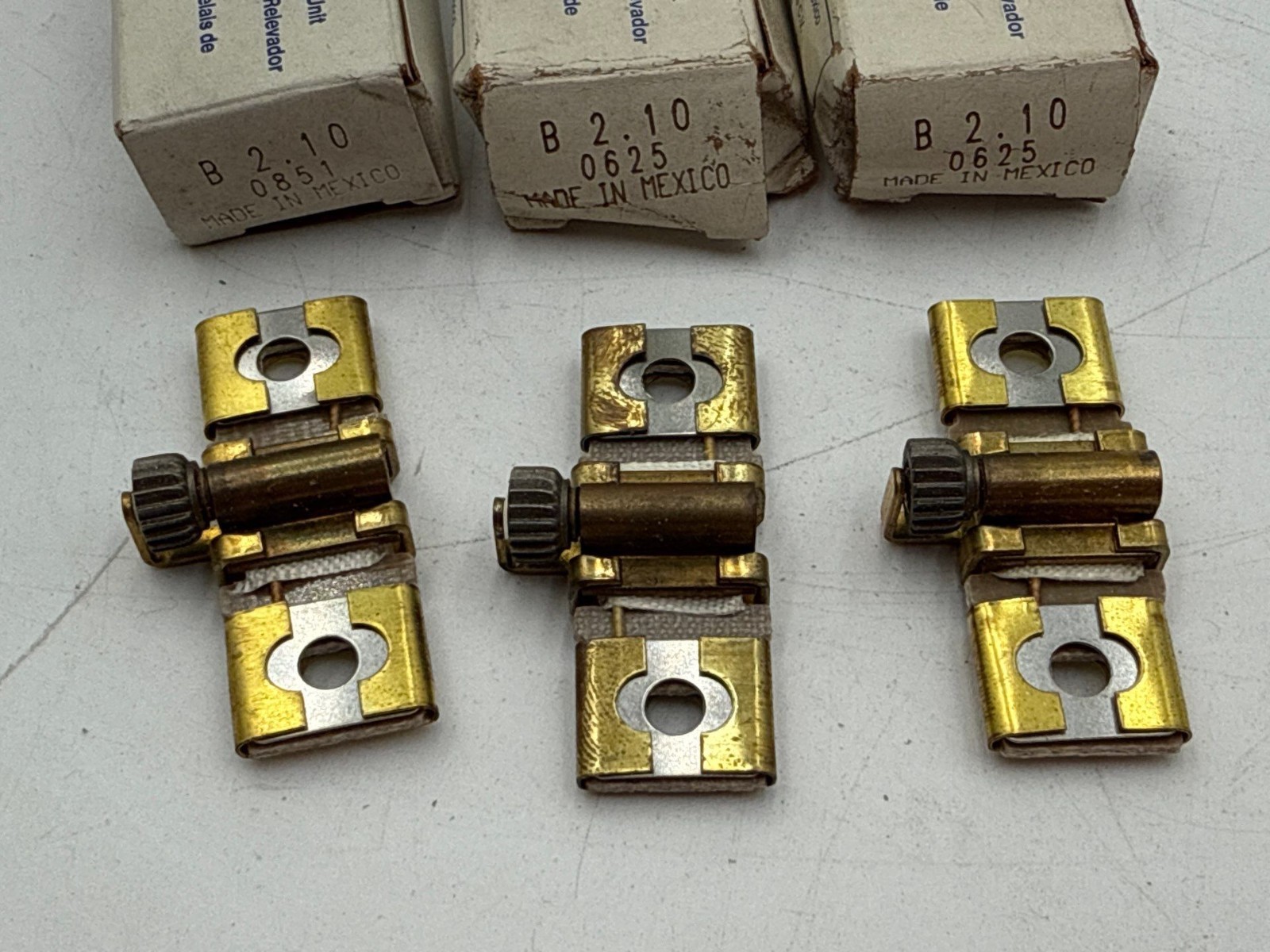 3PC Lot Square D B2.10 Thermal Overload Relay Heater Element Unit B210 3 Piece