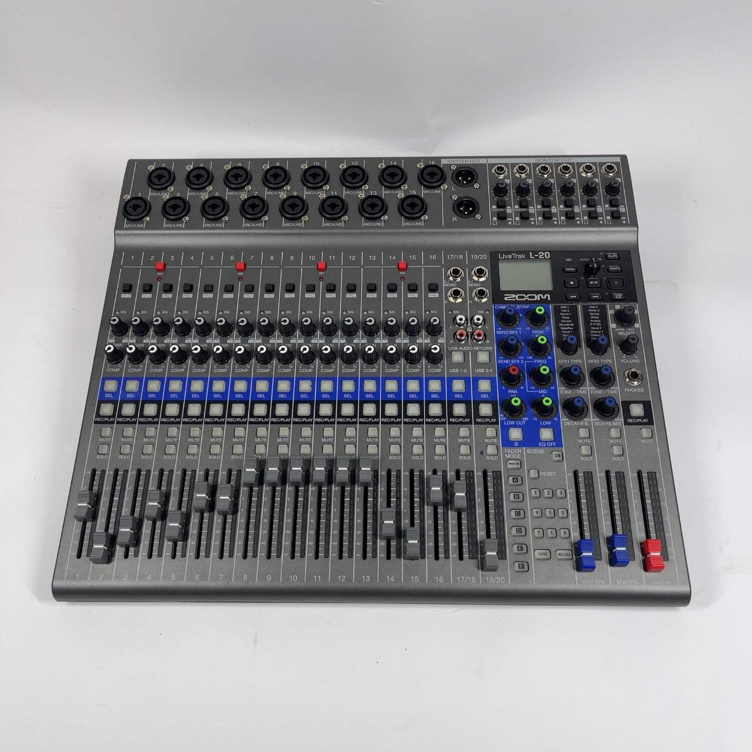 Zoom LiveTrak L-20 20-Channel Digital Mixer and Recorder