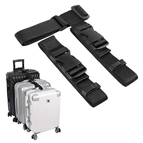 Luggage Connector, Straps for Suitcase, Add A Bag Adjustable Attachment Large