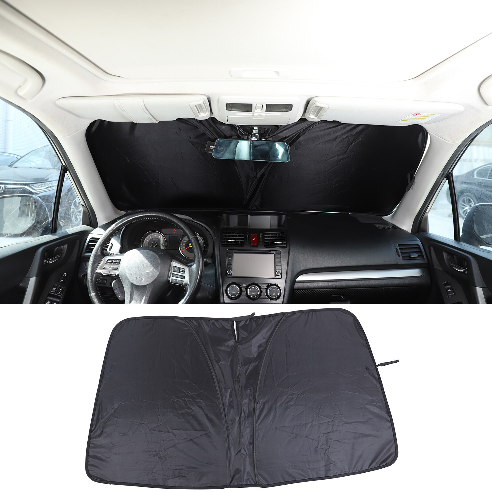 Foldable Windshield Sun Shade UV Protection Custom Fits 2013-18 Subaru Forester