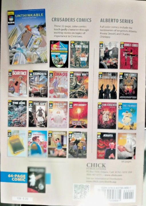 ALBERTO BOOK COMIC SERIES | CHICK PUBLICATIONS | JACK T CHICK | 8 COMICS