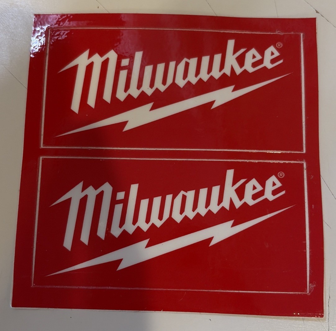 Milwaukee Swag Tools Lot Can Koozie & Decals/stickers