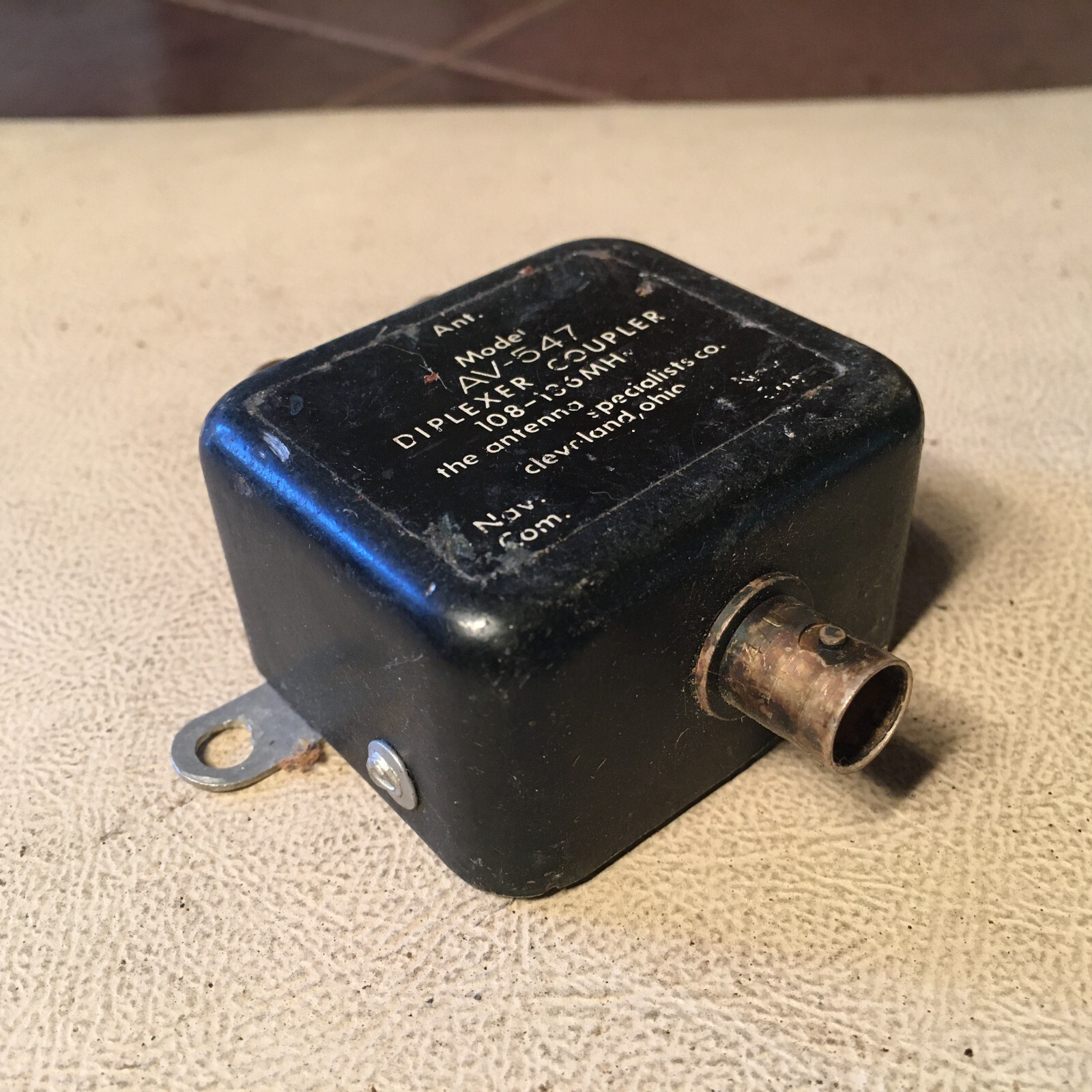 Antenna Specialist AV-547 Nav Antenna Diplexer Splitter