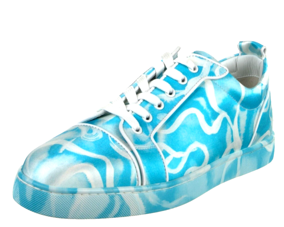 $895 CHRISTIAN LOUBOUTIN Swirl Low-Top Sneakers (43 EU; 10 US) ITALY NEW
