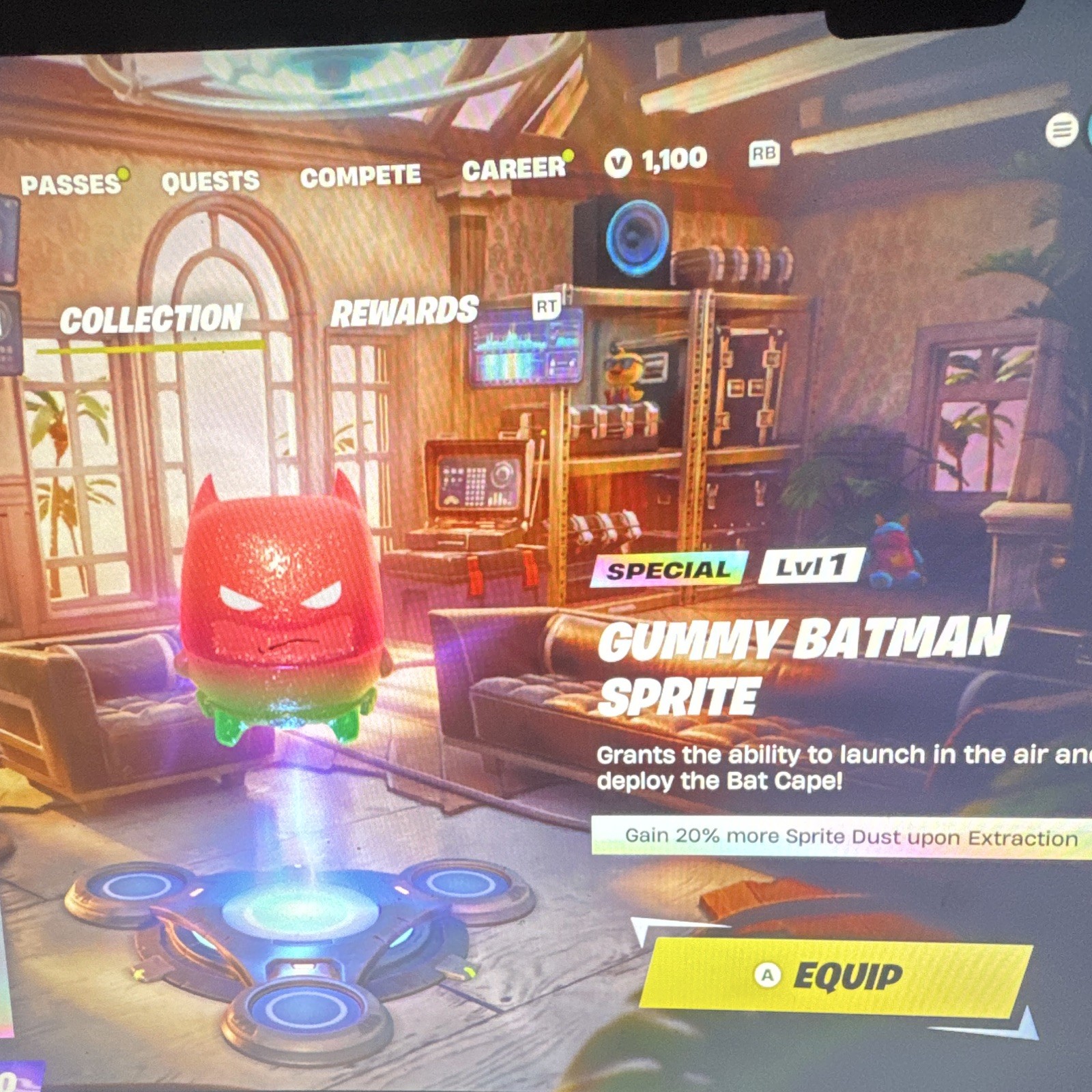 MultiVersus Gummy Batman Sprite Special Lvl 1 In-Game Item/Asset