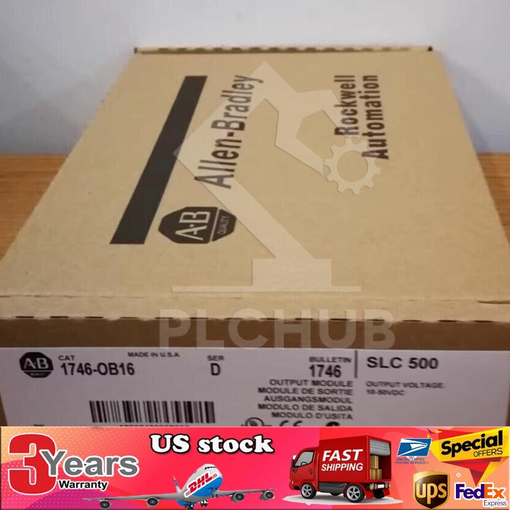 Allen Bradley 1746-OB16 SER D SLC 500 PLC Output Module  US Free Tax
