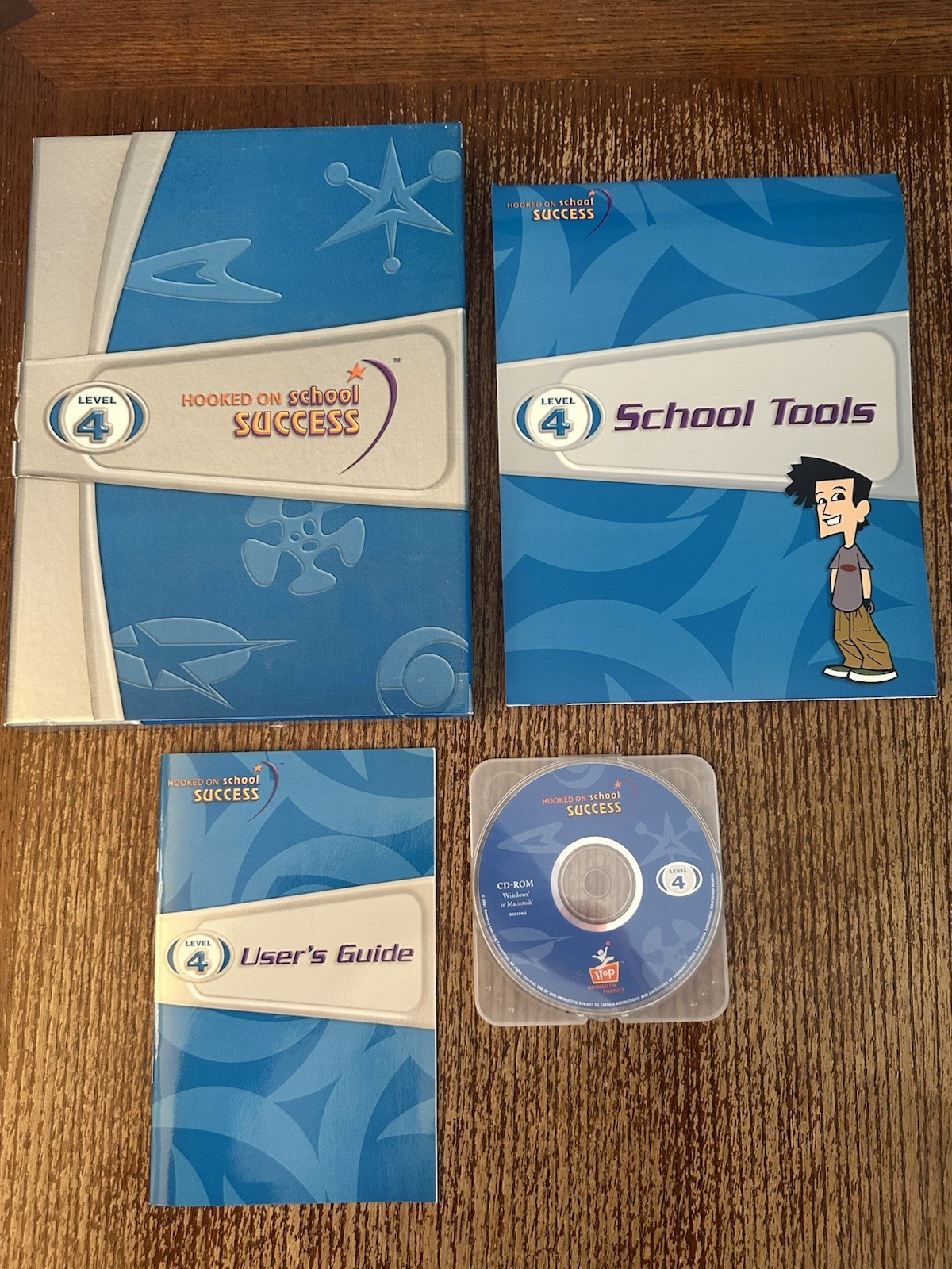 Hooked on School Success - Levels 1-4 & Parent's Toolbox - Never Used -