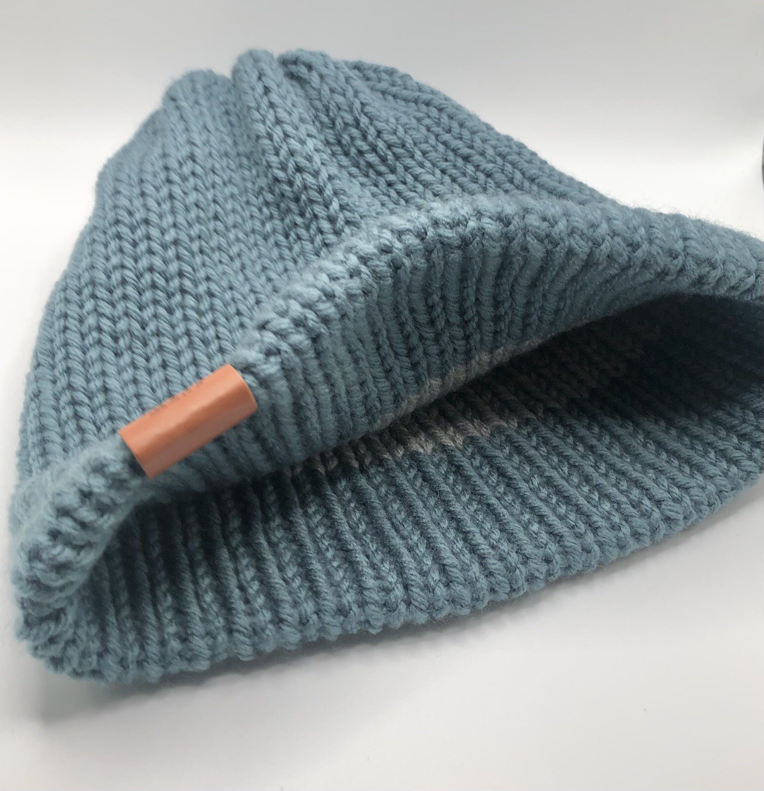 “Harbor Life” Hand Made Knitted Beanie 100% Acrylic Double Insulated Made In USA