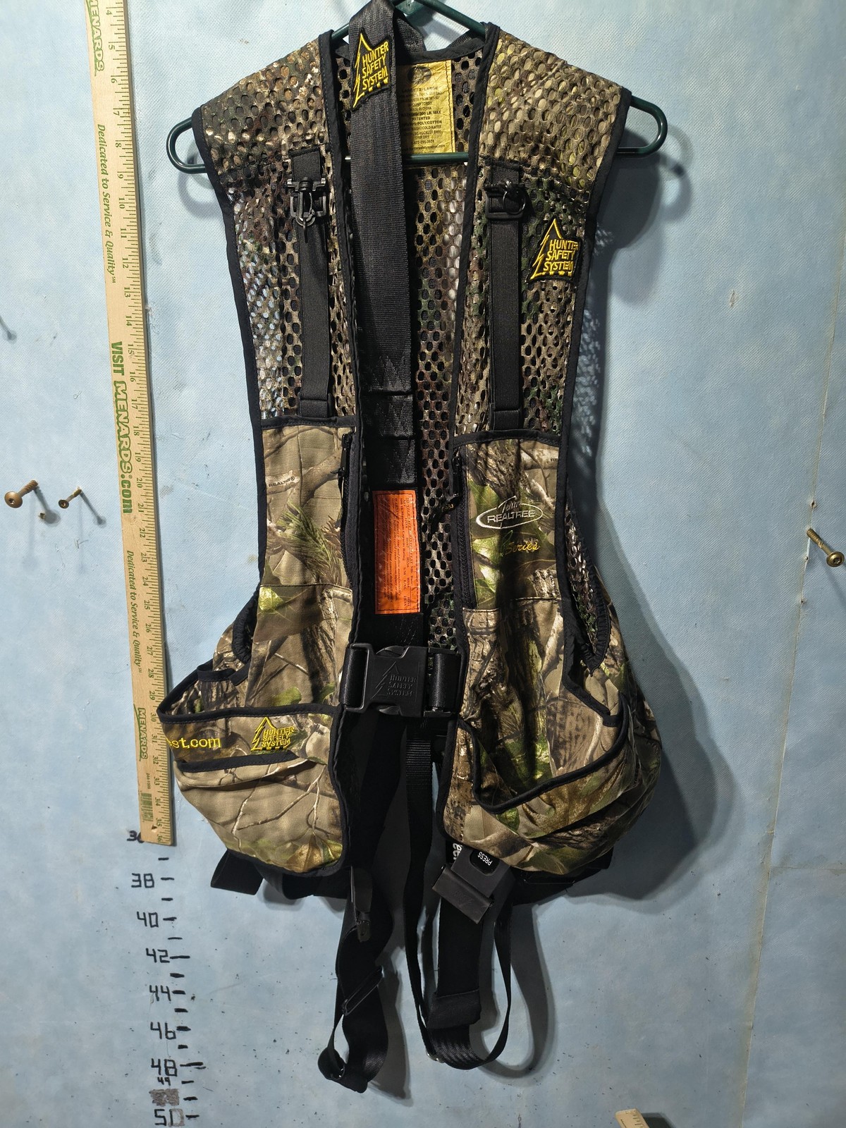Hunter Safety System Vest Harness Size L/XL Team Realtree Camo Pro Series