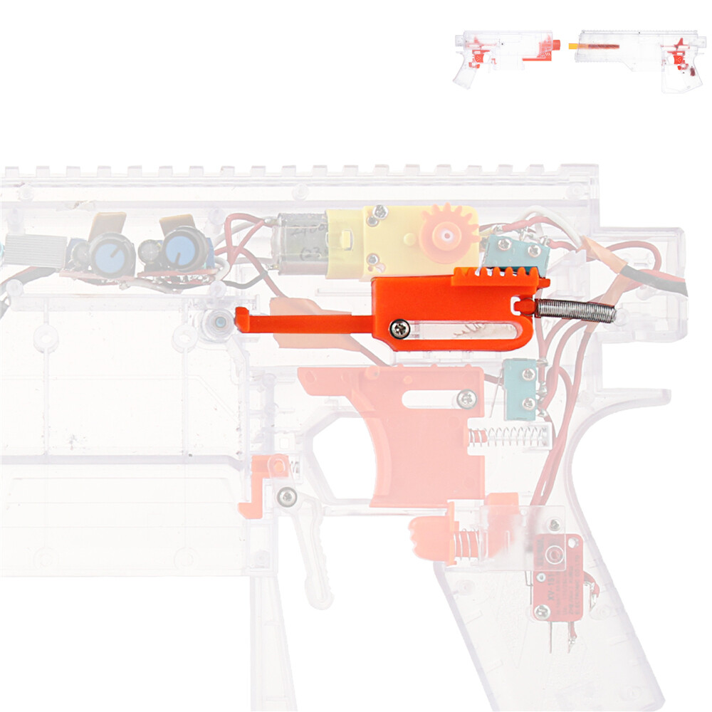 Workermod Fully auto Pusher Rod Plastic Orange for Stryfe /Swordfish / Dominator
