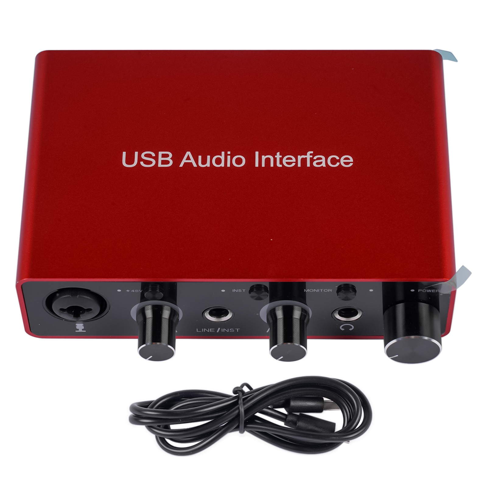 USB Audio Interface (Gen 3) for Building Songs and Recordings w/ Active Speakers