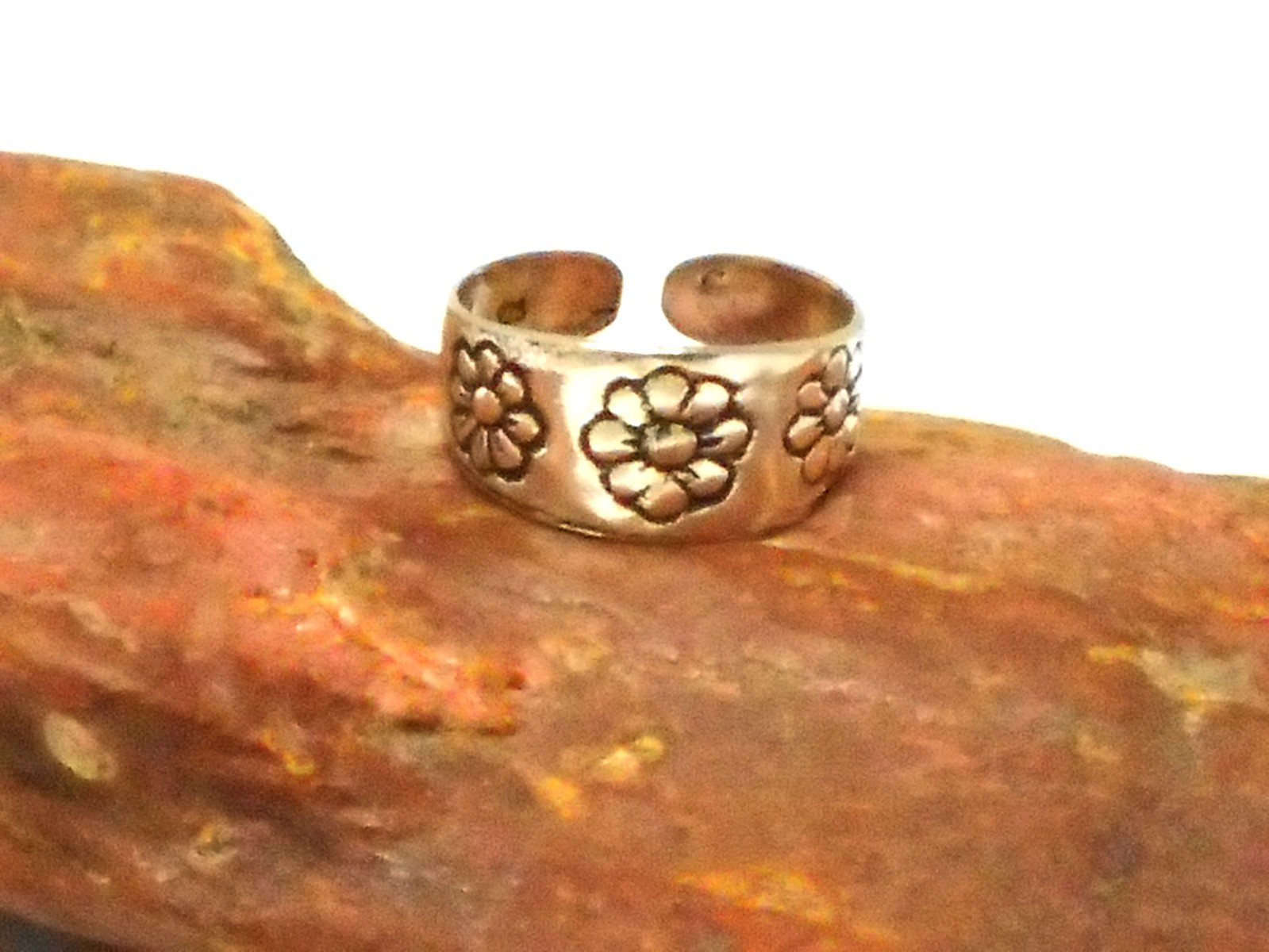 Adjustable Toe  Ring  Sterling  Silver  925