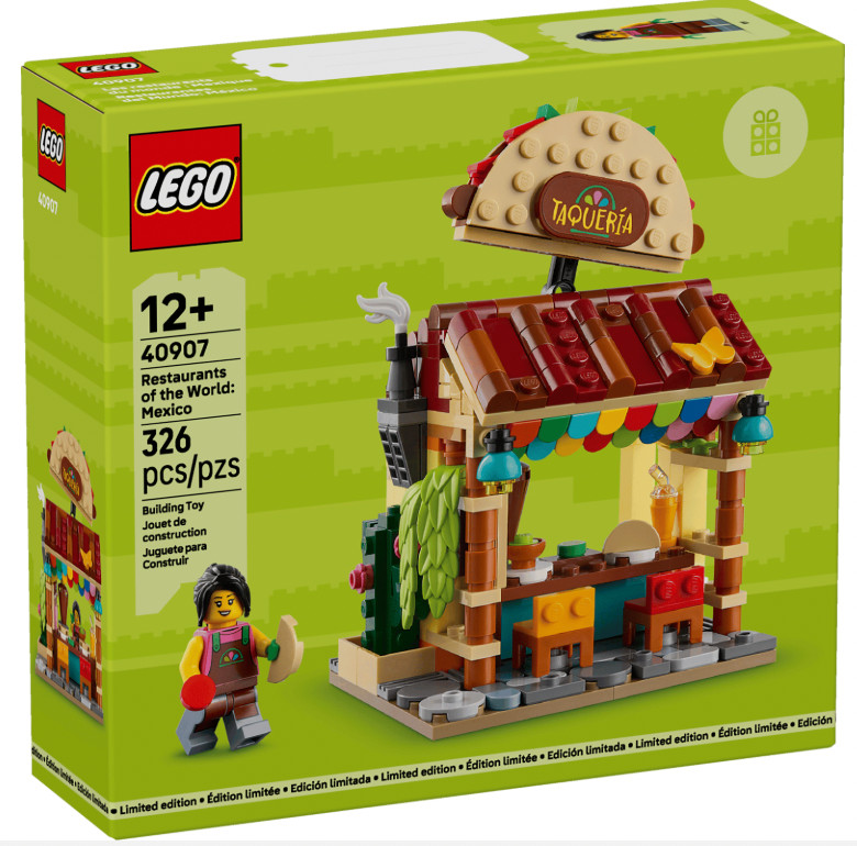 LEGO #40907: GWP: Restaurants of the World: Mexico Taco Store Taqueria: BNIB