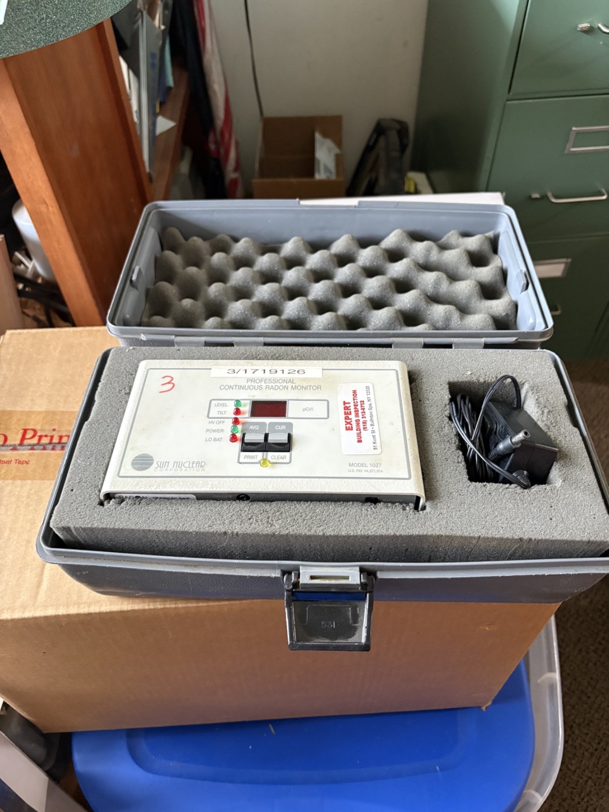 Sun nuclear professional continuous radon monitor model 1027