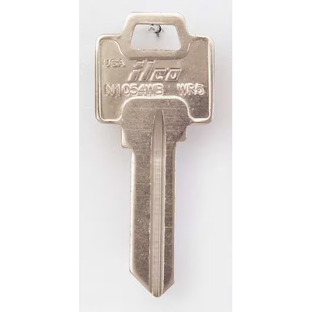 Kaba Ilco N1054wb-Wr5 Key Blank, Brass, Type Wr5, 5 Pin, Pk10