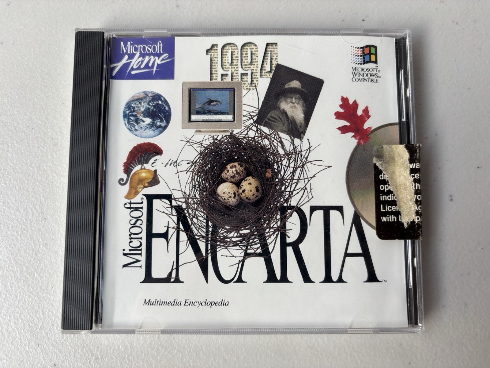 Microsoft Encarta 1994 PC Windows - Near Mint Disc!