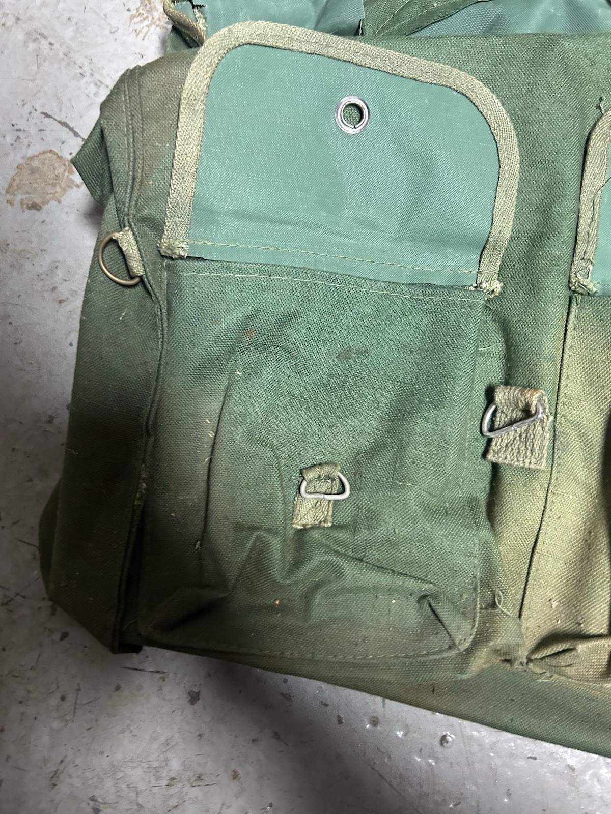 Vintage Possibly US Army Green Backpack Decent Shape 1950-1980?