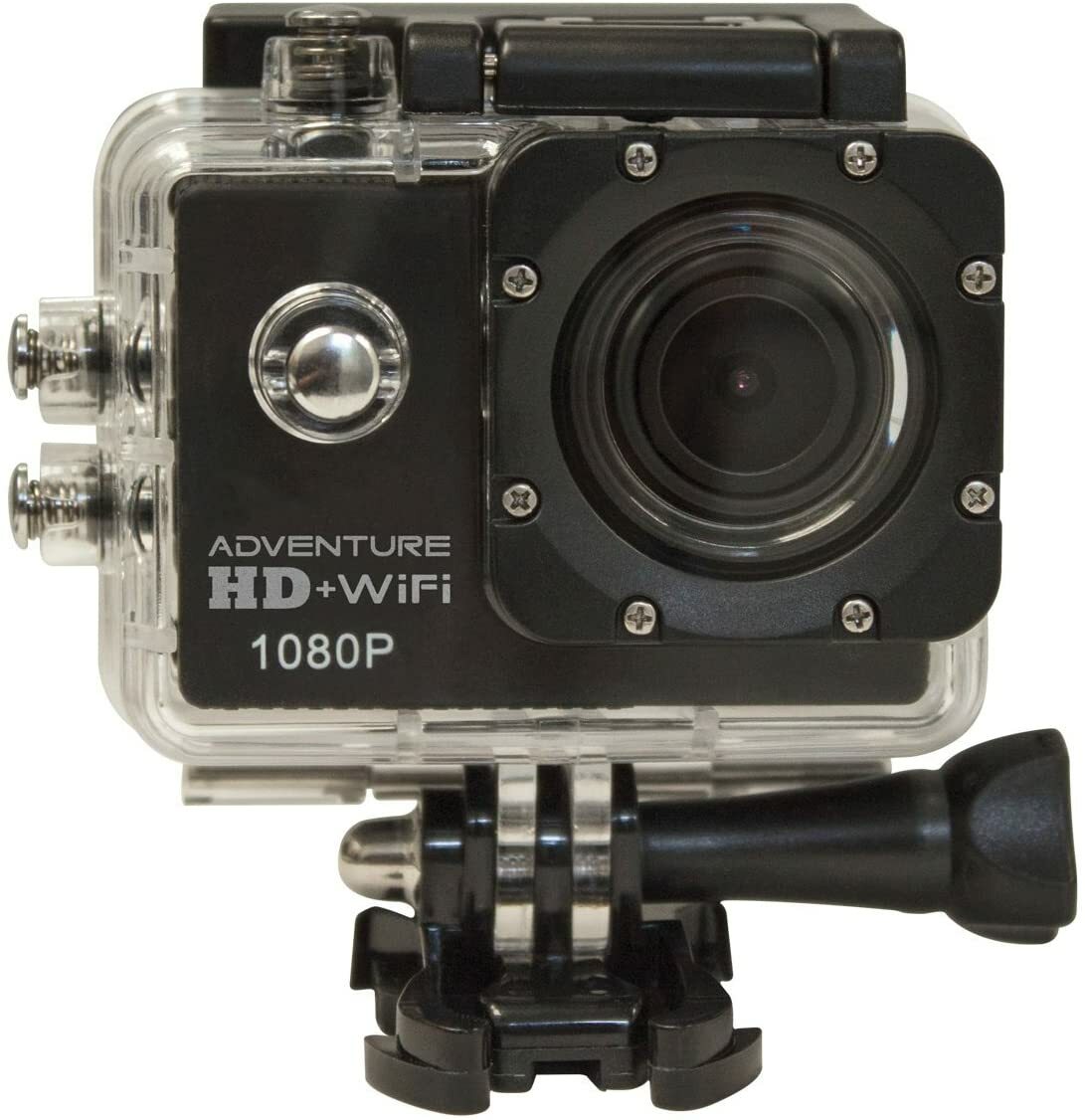Cobra Electronics 5210, Adventure HD Wi-Fi Sports/Action Video Camera, Black DAS