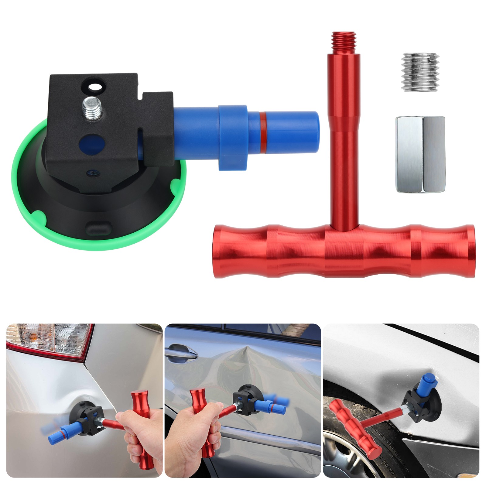 Car Dent Repair Suction Cup Puller Aluminum Alloy Handle Pump Auto Body Remover