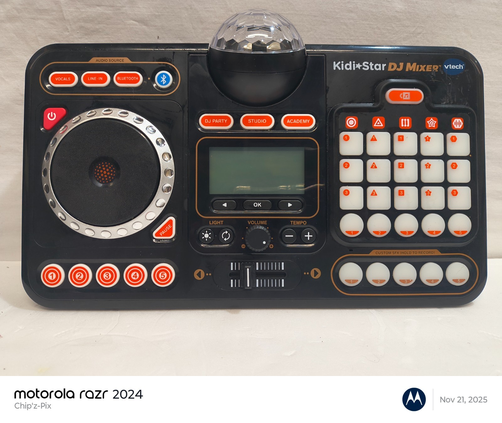 VTech Kidi☆Star DJ Mixer Bluetooth - Tested- In Great Working Condition