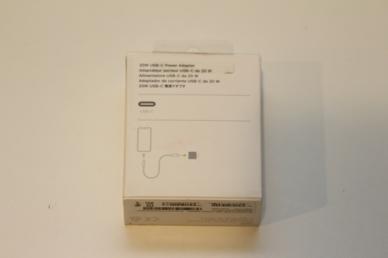 GENUINE Apple USB-C 20W Power Adapter iPhone 15/14/13/15 Pro/15 Pro Max OPEN BOX